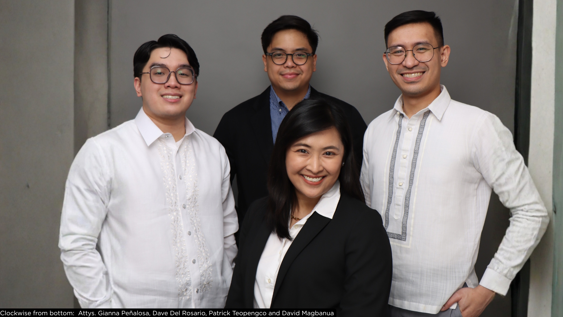 Gianna Penalosa, Dave Del Rosario, Patrick Teopengco, David Magbanua